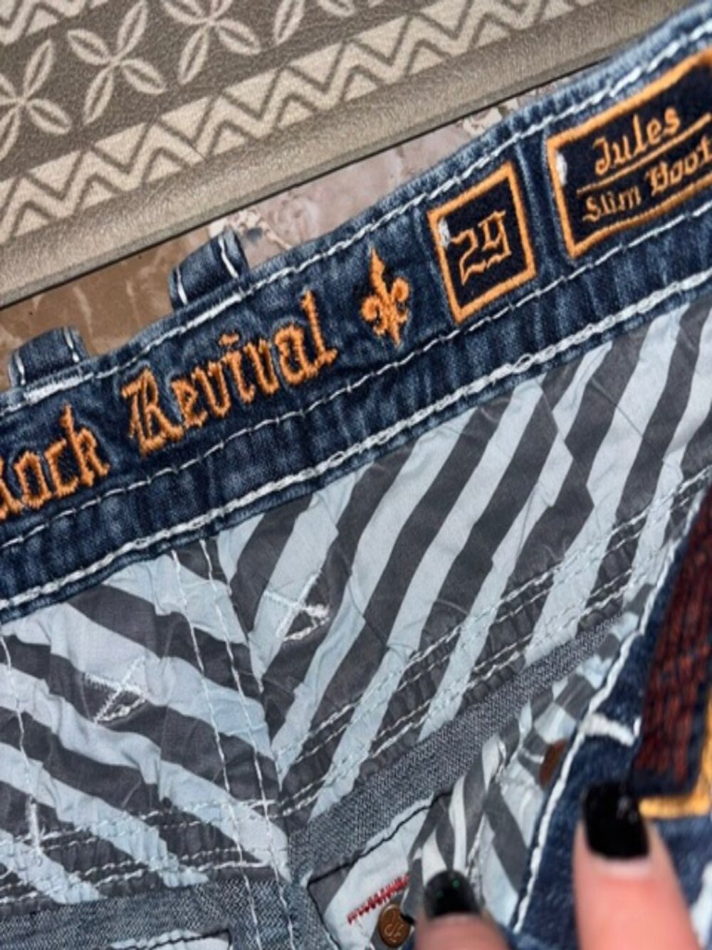 ROCK REVIVAL MENS JEANS 29 - Picture 4 of 7